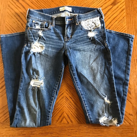 abercrombie kids Other - ABERCROMBIE KIDS DISTRESSED BLUE JEANS